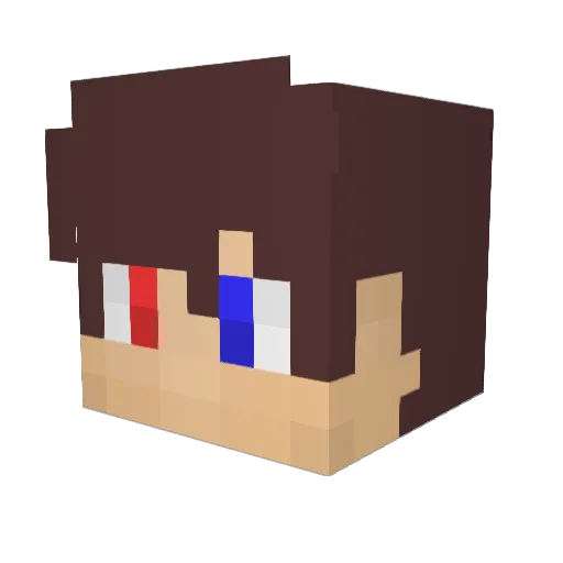 TooEz04 Minecraft avatar head, 3D render