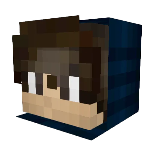 TooM9 Minecraft avatar head, 3D render