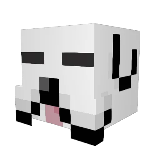 TooNoir Minecraft avatar head, 3D render