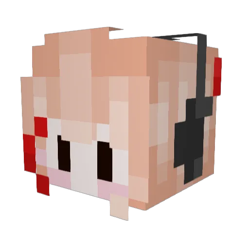 TooPoorToBuyGame Minecraft avatar head, 3D render