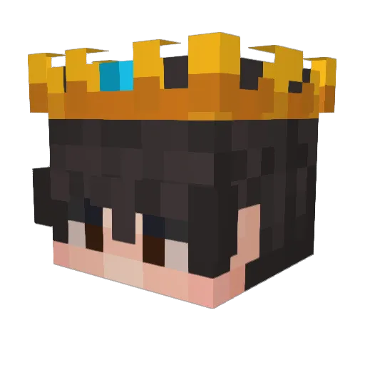 TooSexi Minecraft avatar head, 3D render