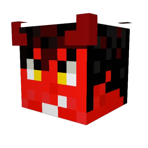 TooSharp9 Minecraft avatar head, 3D render