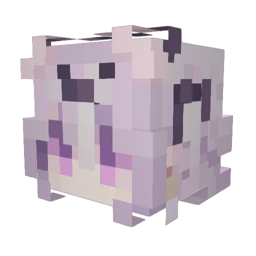 TooSillyTukiya Minecraft avatar head, 3D render