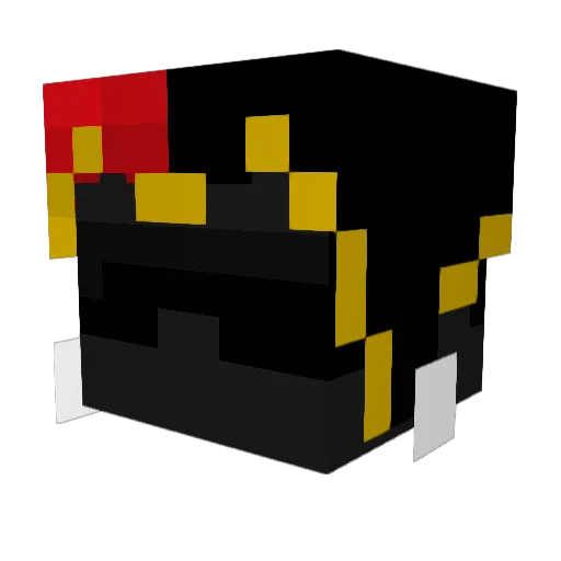 TooVelo Minecraft avatar head, 3D render