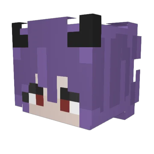 TooWin86 Minecraft avatar head, 3D render