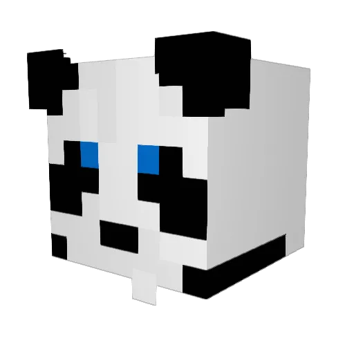 Tooaad Minecraft avatar head, 3D render