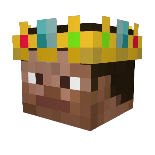 Toobias12 Minecraft avatar head, 3D render