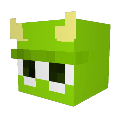Toochgamer Minecraft avatar head, 3D render