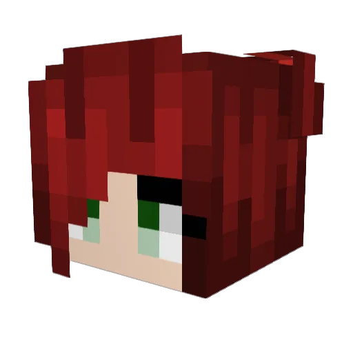 ToodlePeeps Minecraft avatar head, 3D render