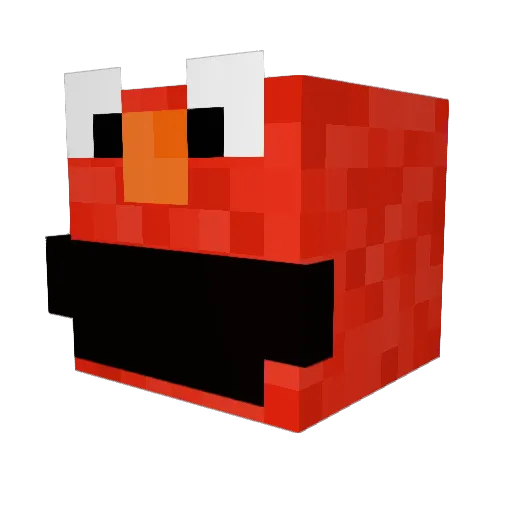 Toofeo Minecraft avatar head, 3D render