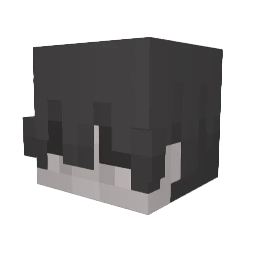 Toojie Minecraft avatar head, 3D render