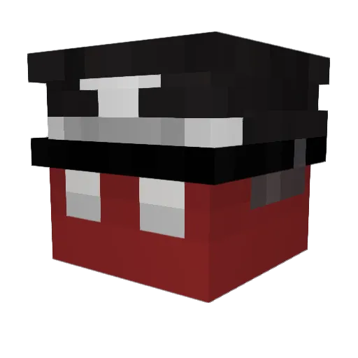 Tookaz Minecraft avatar head, 3D render