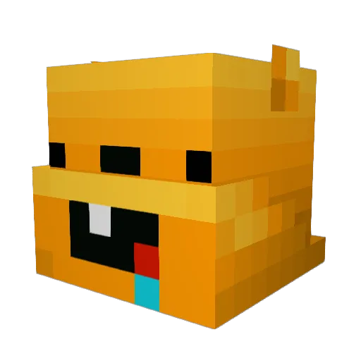 ToolboxOO3 Minecraft avatar head, 3D render