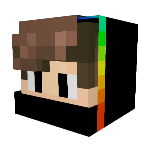 Toolmaster2024 Minecraft avatar head, 3D render