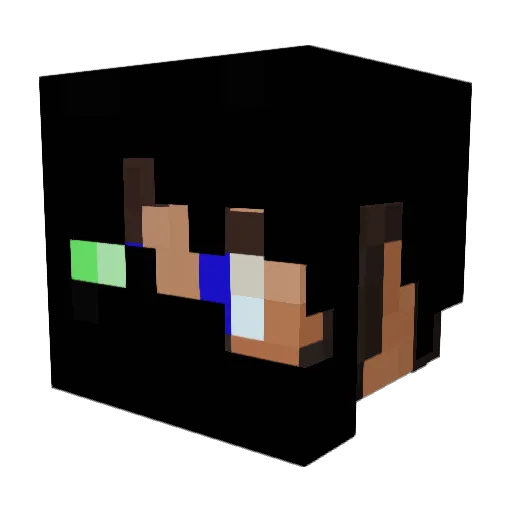 ToomS_92 Minecraft avatar head, 3D render