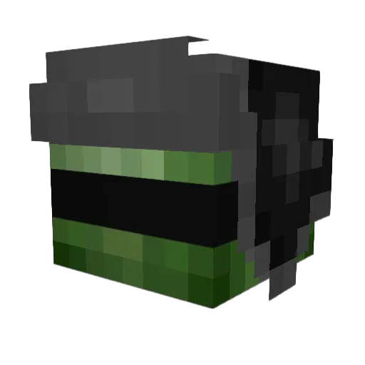 ToomasPelab Minecraft avatar head, 3D render