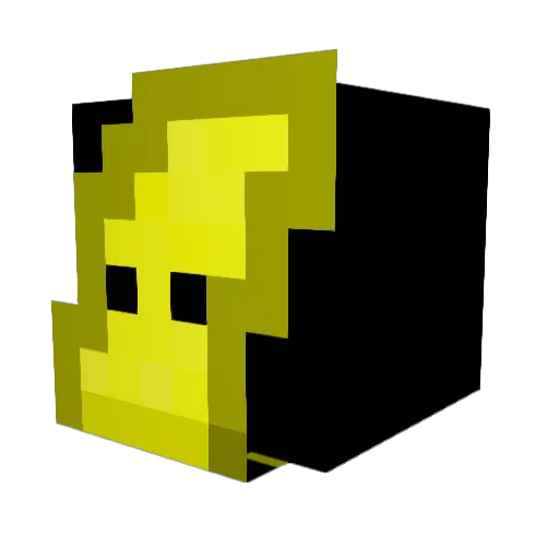 ToonV1 Minecraft avatar head, 3D render