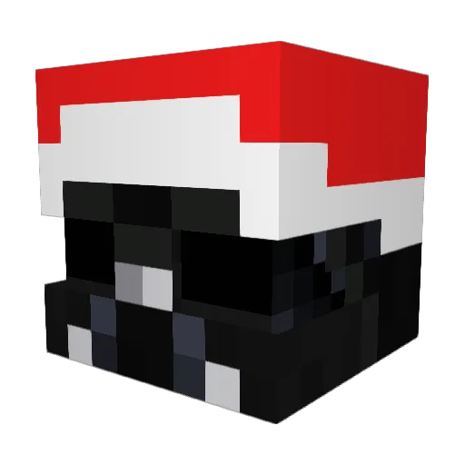 Toon_C Minecraft avatar head, 3D render