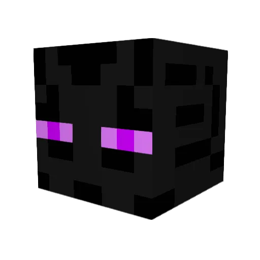 Toonaami Minecraft avatar head, 3D render