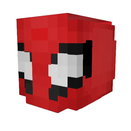 Toondra_ Minecraft avatar head, 3D render