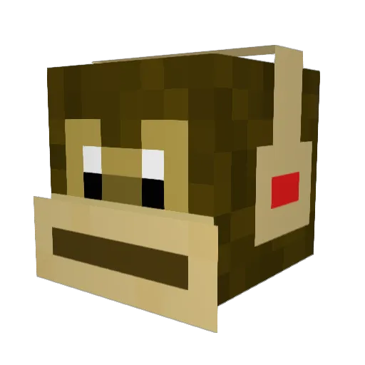 Tooobii92 Minecraft avatar head, 3D render
