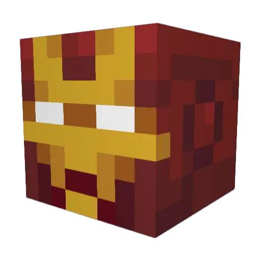 Tooper3 Minecraft avatar head, 3D render