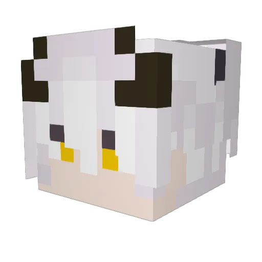 Toorper Minecraft avatar head, 3D render