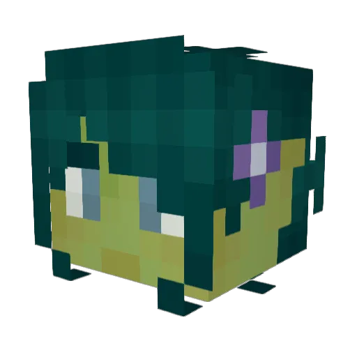 ToothTeeth555 Minecraft avatar head, 3D render