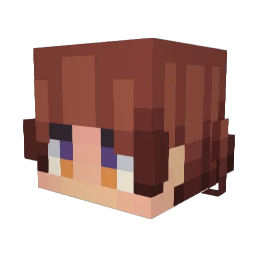 Tooth__Pick Minecraft avatar head, 3D render