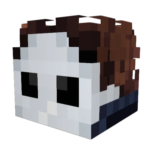 ToothlessIEEES Minecraft avatar head, 3D render