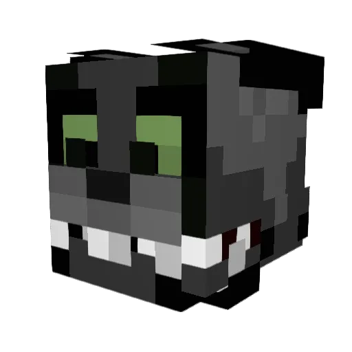 Toothlesstime666 Minecraft avatar head, 3D render