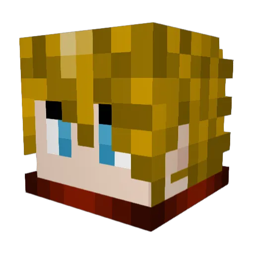 Toothpick164 Minecraft avatar head, 3D render