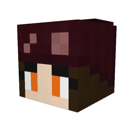 Toothy_Deerryte Minecraft avatar head, 3D render
