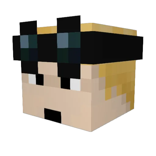 Toothythedeer333 Minecraft avatar head, 3D render