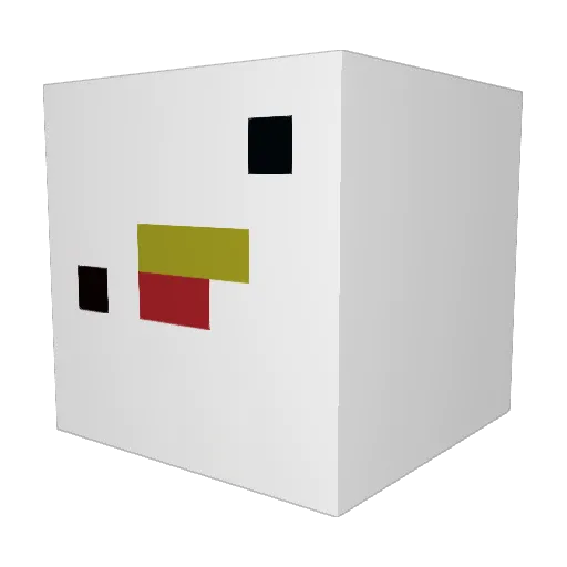 Tootsiepop511 Minecraft avatar head, 3D render