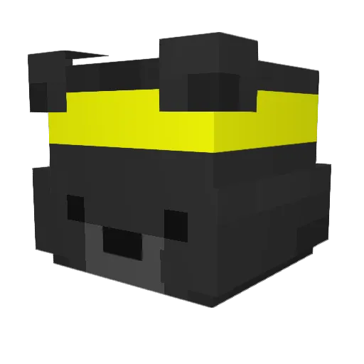 Top1_Owca Minecraft avatar head, 3D render