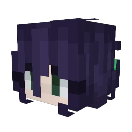 Top3DePortugal Minecraft avatar head, 3D render