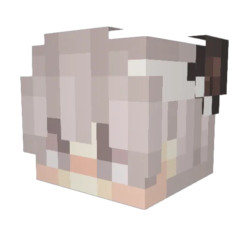 TopCyiss Minecraft avatar head, 3D render