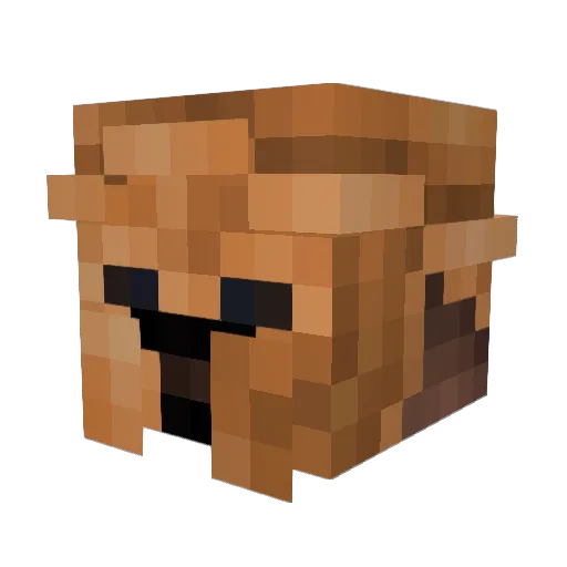 TopGodfrey Minecraft avatar head, 3D render