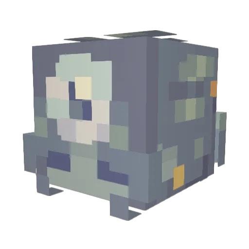TopHoe Minecraft avatar head, 3D render