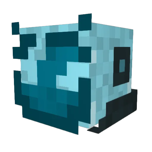 TopKekkz Minecraft avatar head, 3D render