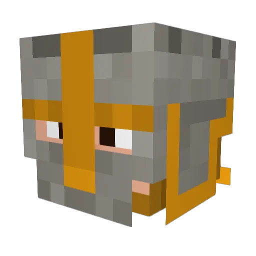 TopMarx Minecraft avatar head, 3D render
