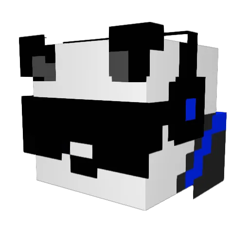 TopMinecraft Minecraft avatar head, 3D render