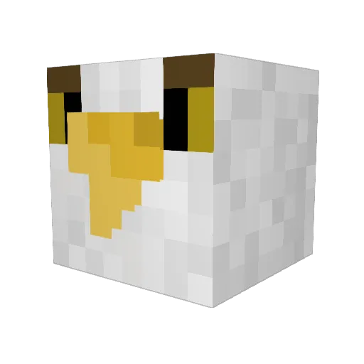 TopWiz Minecraft avatar head, 3D render
