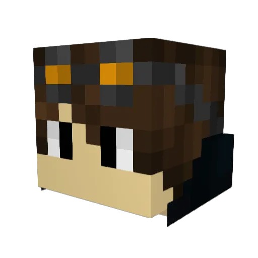 Top_Nut699 Minecraft avatar head, 3D render
