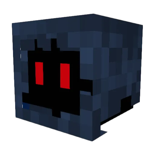 Topaz2021 Minecraft avatar head, 3D render