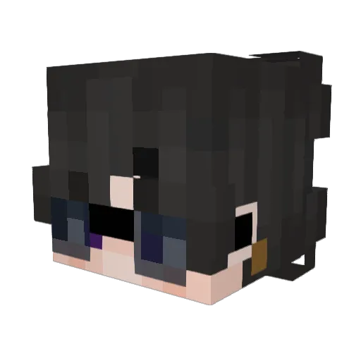 TophatCesar Minecraft avatar head, 3D render