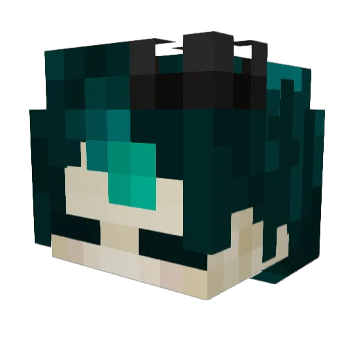 Tophuoise Minecraft avatar head, 3D render