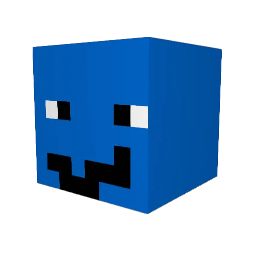 TopiWasHere Minecraft avatar head, 3D render