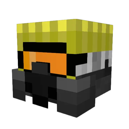 TopianHD Minecraft avatar head, 3D render